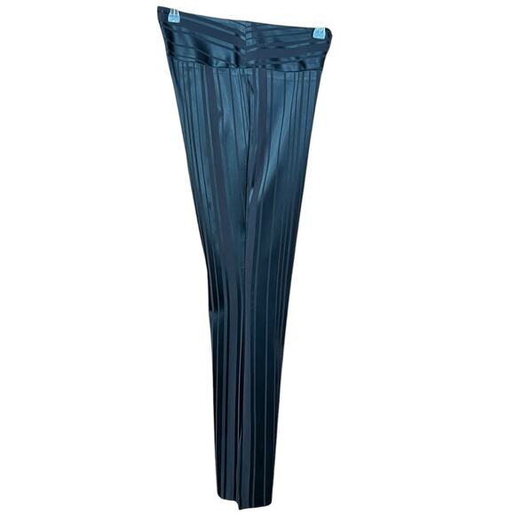 CACHE Pants Stripped Silky in Black Fabric From France Size Small Made in USA - Picture 4 of 9